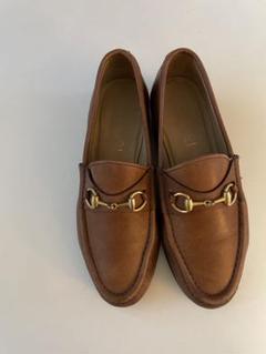 GUCCI ローファー パンプス モカシンシューズ スエード 22.5