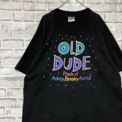 USA製90sヴィンテージTシャツ！シングルステッチ　ブラック半袖古着XL71