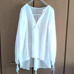 ✿美品　ブラウス　シャツ　シンプリシテェ　SIMPLICITE 白　ゆったり