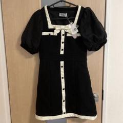 最終値下げ　BUBBLES バブルス リボンデニムワンピース BUBBLES】リボンデニムワンピース | sparkling mall online store