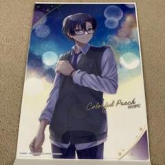 からぴちクリアポスター ジャンボカードダス/フラットガシャポン】カラフルピーチ クリア