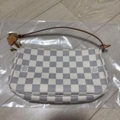 本物■ルイヴィトン■ダミエリシャス/ポシェットアクセソワール/アクセサリーポーチ LOUIS VUITTON (ルイヴィトン) ダミエ ポシェットアクセシワール