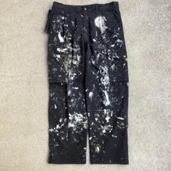 EURO 90-00s JOBMAN ワークパンツ マルチポケット ペンキ 黒のサムネイル