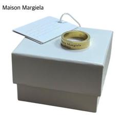 送料関税込☆MAISON MARGIELA ロゴ リング シルバー925☆超人気 未使用 Maison Margiela リング シルバー 925 ゴールド 指輪