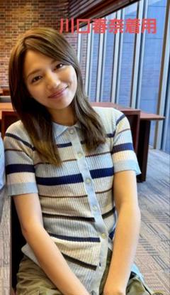 【希少】エンフォルド　バイカラー　シャツ　半袖　川口春奈着用　21年モデル 希少】エンフォルド バイカラー シャツ 半袖 川口春奈着用 21年