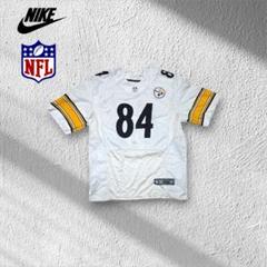NIKEナイキNFLピッツバーグスティーラーズゲームシャツユニフォームアメフト白