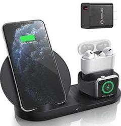 iPhone16 proワイヤレス充電器 Airpods 3in 1充電スタンド
