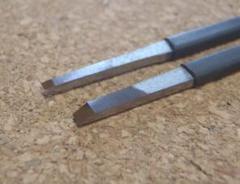 BijoDamオール超硬スジ彫りノミ（単頭 横ハンドル2.0mm)のサムネイル