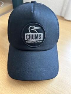 CHUMS ブラック メッシュキャップ