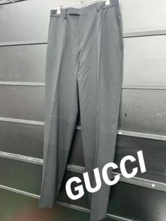 【美品】GUCCI ウールワイドスラックス　L位（ST-012）