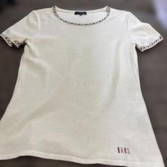 お得♥新品❢お値下げ♥　DAKS 春色半袖ニット お得♥新品❢お値下げ♥ DAKS 春色半袖ニット - メルカリ