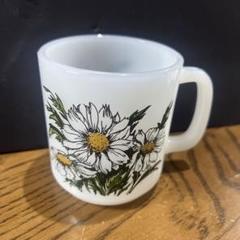 グラスベイクGlasbakeストライプマグ ヴィンテージ グラスベイク スターズ&ストライプス マグ ミルク