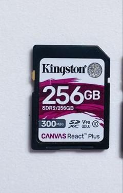 Kingston 256GB SDXCカード CANVAS React Plus