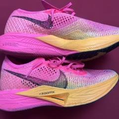 NIKE VAPORFLY 3 ピンク/イエロー 24.5 - メルカリ