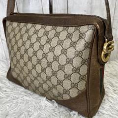 GUCCI シェリーライン　Gロゴ　ショルダーバッグ　GGスプリーム　レザーのサムネイル