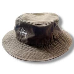 90s old stussy オールドステューシー バケットハット カーキ