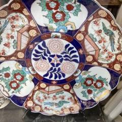 伊万里　有田焼　秀峰作　美術品　骨董品　直径約36cm Yahoo!オークション -「伊万里 秀峰」(日本の陶磁) (陶芸)の落札