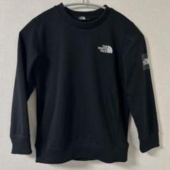 ノースフェイス　スクエアロゴクルー　ブラック　140 THE NORTH FACE SQUARE LOGO CREW ニュートープ 22FW-I（ザ