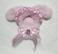 ぬい服 10cm ちびぐるみ 着ぐるみ たれみみうさぎ ピンク‬