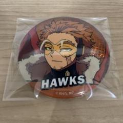 【匿名配送】ヒロアカ　ビッグ缶バッジ　ホークス