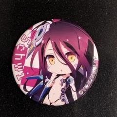 ノーゲーム・ノーライフ　白　トレーディング缶バッジ　らのすぽ！　サマーフェスタ ノーゲーム・ノーライフ 白 トレーディング缶バッジ らのすぽ