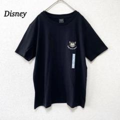 未使用　GU【ディズニー】Tシャツ　L　レディース　フィガロ　猫　ピノキオ　黒