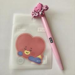 BT21 TATA MUSICボールペン BIGステッカー - メルカリ