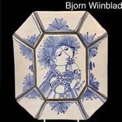 ビョルンウィンブラッド　ヴィンテージ タイルアート壁飾り ビョルンウィンブラッドヴィンテージ タイルアート壁飾り