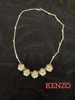 KENZO ネックレス　silver925 フラワーモチーフ　ヴィンテージ KENZO ネックレス silver925 フラワーモチーフ ヴィンテージ