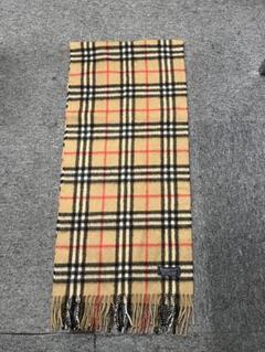Burberry カシミヤマフラー ノバチェック