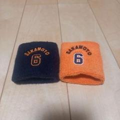 坂本勇人 SAKAMOTO 61 リストバンド オレンジ-【オンライン限定