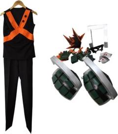 ヒロアカ 爆豪勝己 コスプレ衣装 フルセット Amazon.co.jp: Miccostumes 男性 学生 コスプレ コスチューム