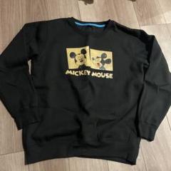 Mickey Mouse ブラック スウェット XL