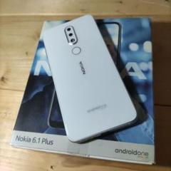 ジャンク　Nokia 6.1 Plus ホワイト 本体
