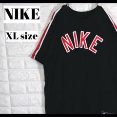 《ナイキ》☆人気のアーチデカロゴ 配色良好モデルTシャツ XLサイズ