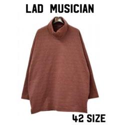 【本物新品保証】 lad musician メルカリ - 42 カットソー タートルネック ボーダー トップス