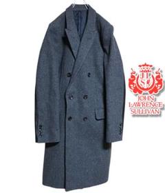【美品】ジョンローレンスサリバン ロングコート レザー サイズ46 21aw JOHN LAWRENCE SULLIVAN／ジョンローレンスサリバンの通販
