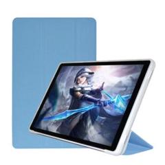 青いAndroidタブレットケース スタンド機能付き