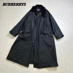 【80s】BURBERRYS オイルドクロス ロングコート 一枚袖 80s】BURBERRYS オイルドクロス ロングコート 一枚袖