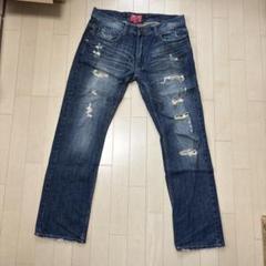 新品 ジョーダンクレイグ デニム ジーンズ クラッシュ加工 W34 L32のサムネイル