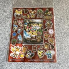 ポケモンクリスマスステッカー