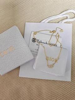 Dior Clair D Lune ネックレス ゴールド ネックレス 付属品あり DIOR Clair D Lune ネックレス ゴールド メタル&クリスタル