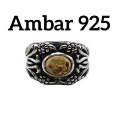 【圧巻の迫力】アンバー 琥珀 SILVER 925 刻印 リング 22号 大ぶり 圧巻の迫力】アンバー 琥珀 SILVER 925 刻印 リング 22号 大ぶり