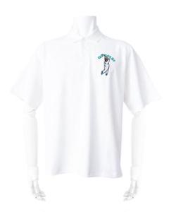 [HOLE 559] Cool & Wide Polo -White- Mサイズ