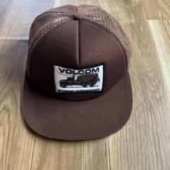 VOLCOM ブラウンキャップ