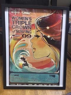 Women's Triple Crown of Surfing2009 ポスター 2009 Women's VANS Triple Crown of Surfing Competition Print