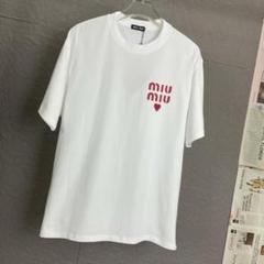 2025年最新】ミュウミュウ miumiu tシャツの人気アイテム - メルカリ