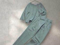 ソージュ ネイビーセットアップ　ストレッチ　M soeju SOÉJU NAVY