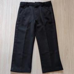 COMME CA ISM スラックスパンツ 黒 120cm　コムサイズム