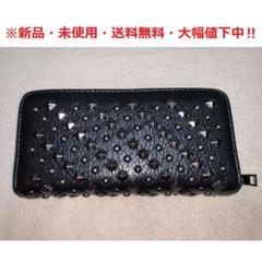 新品♬即購入OK♬超cool♬スタッズ長財布(ブラック)(^^♪